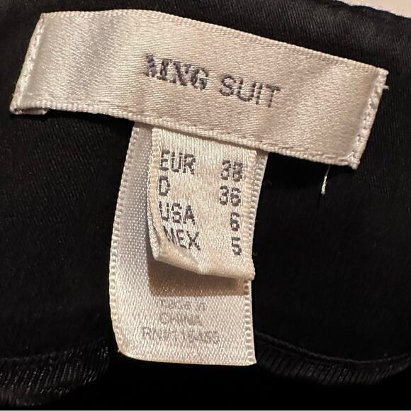 MXG Suit Pencil Skirt Versatile Black Career Style Women's Size 6 - Picture 2 of 6